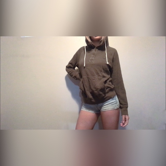 Olive Green Volcom Sweater - Picture 2 of 3